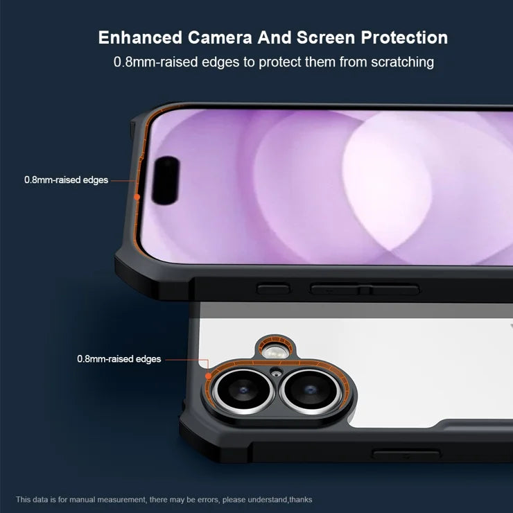 Xundd transparent airbag drop proof TPU case for iPhone 17