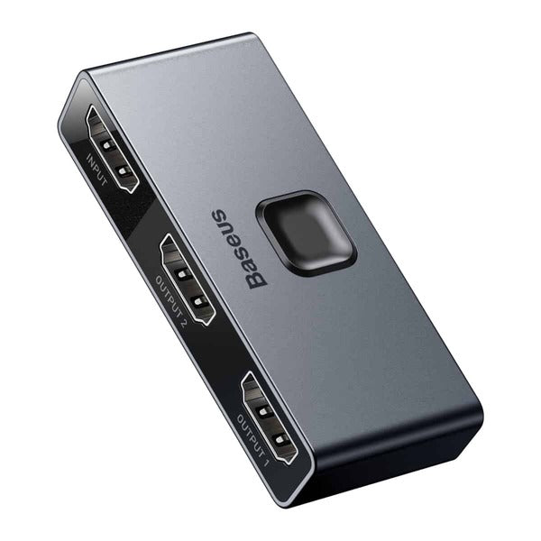 Baseus Matrix Hdmi Splitter (2in1Or 1in2) Space Gray