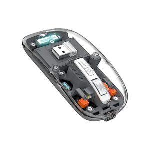 Transparent Rechargeable Wireless PC Mouse