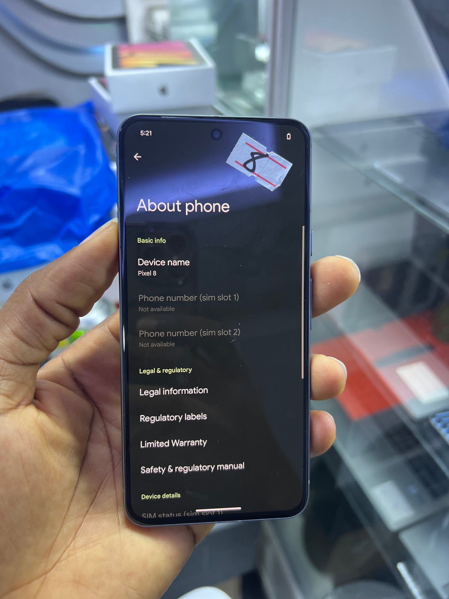 Google Pixel 8 128gb——-used