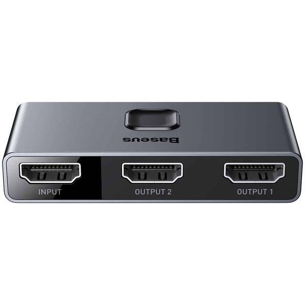 Baseus Matrix Hdmi Splitter (2in1Or 1in2) Space Gray