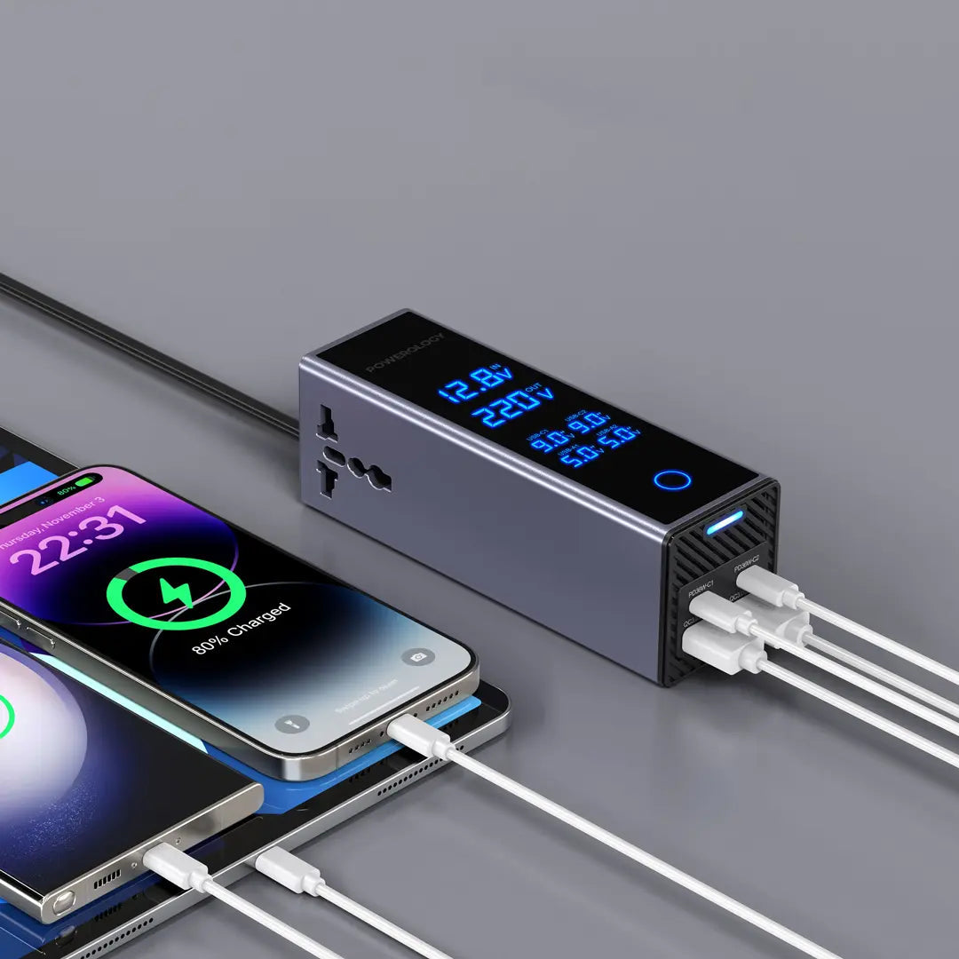 Powerology PWC044 X2 AC Socket Car Power inverter