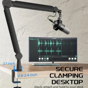 Fifine BM66 Boom Microphone Arm Stand