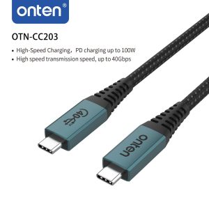 Onten CC203 Usb4 and Thunderbolt 4Data Charging Cable