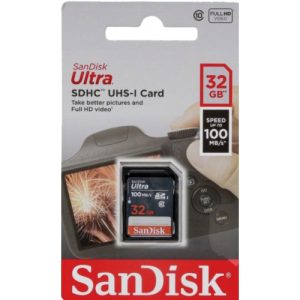 Sandisk Ultra Sd Card 32gb 100mb/s