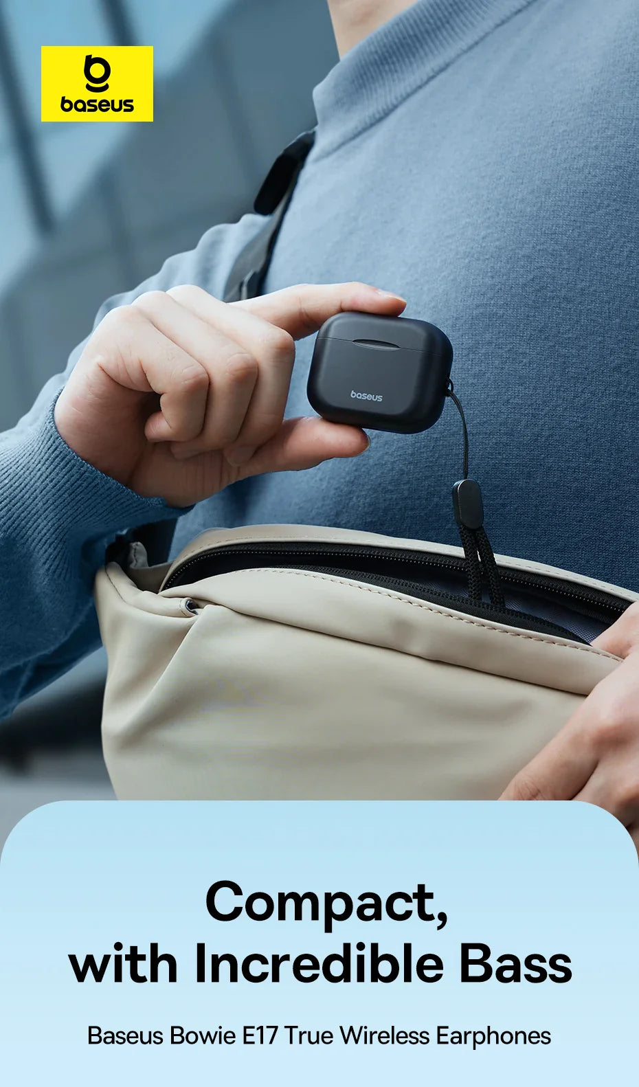 Baseus Bowie E17 true Wireless Bluetooth earphones with Hi-Fi Sound