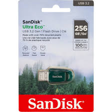 Sandisk Ultra Eco Usb 3.1 Flash Drive 256gb 100mb/s