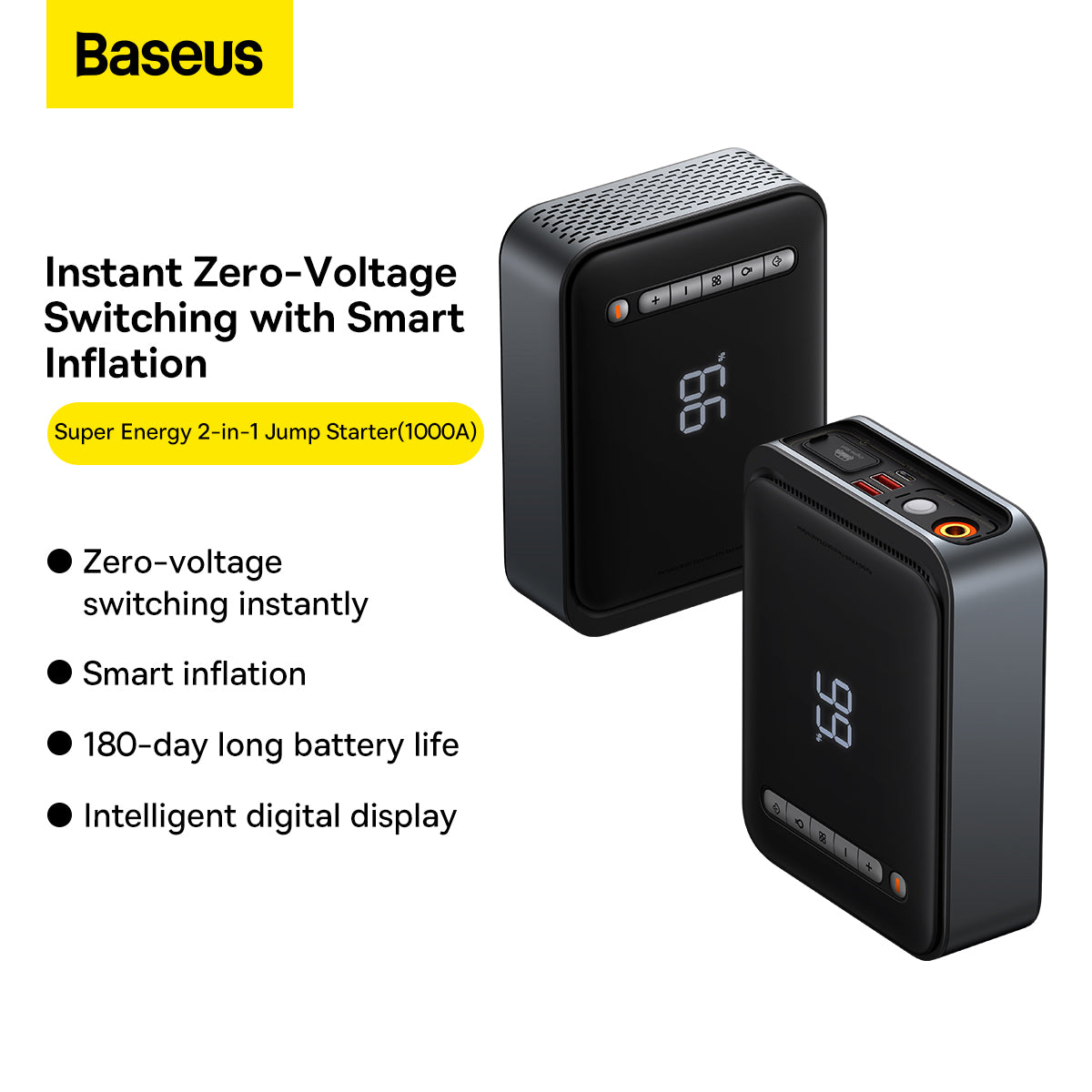 Baseus Super Energy 2-in-1 Jump Starter 1000A