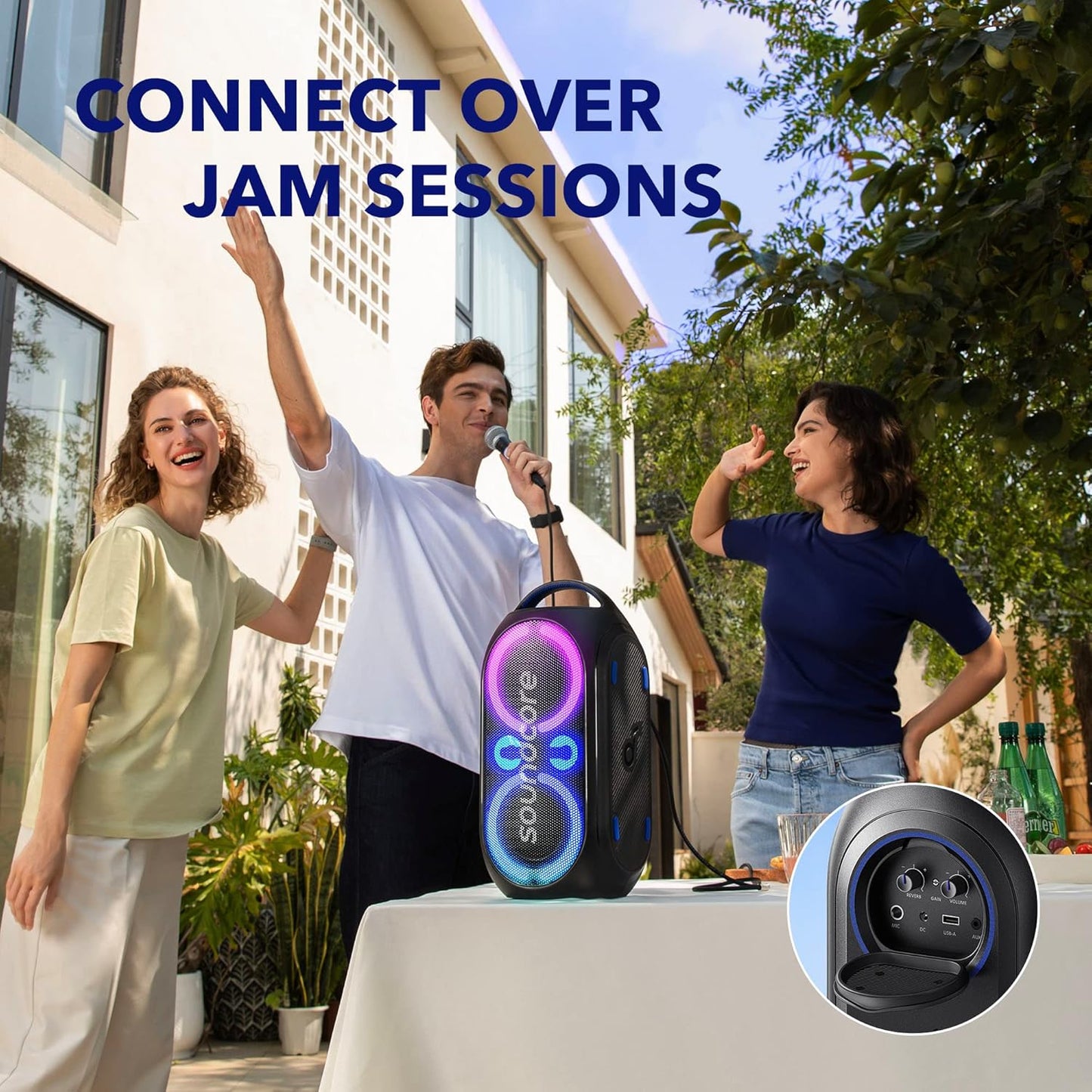 Soundcore by Anker Rave Party 2 Portable Speaker, 120W Stereo Sound,