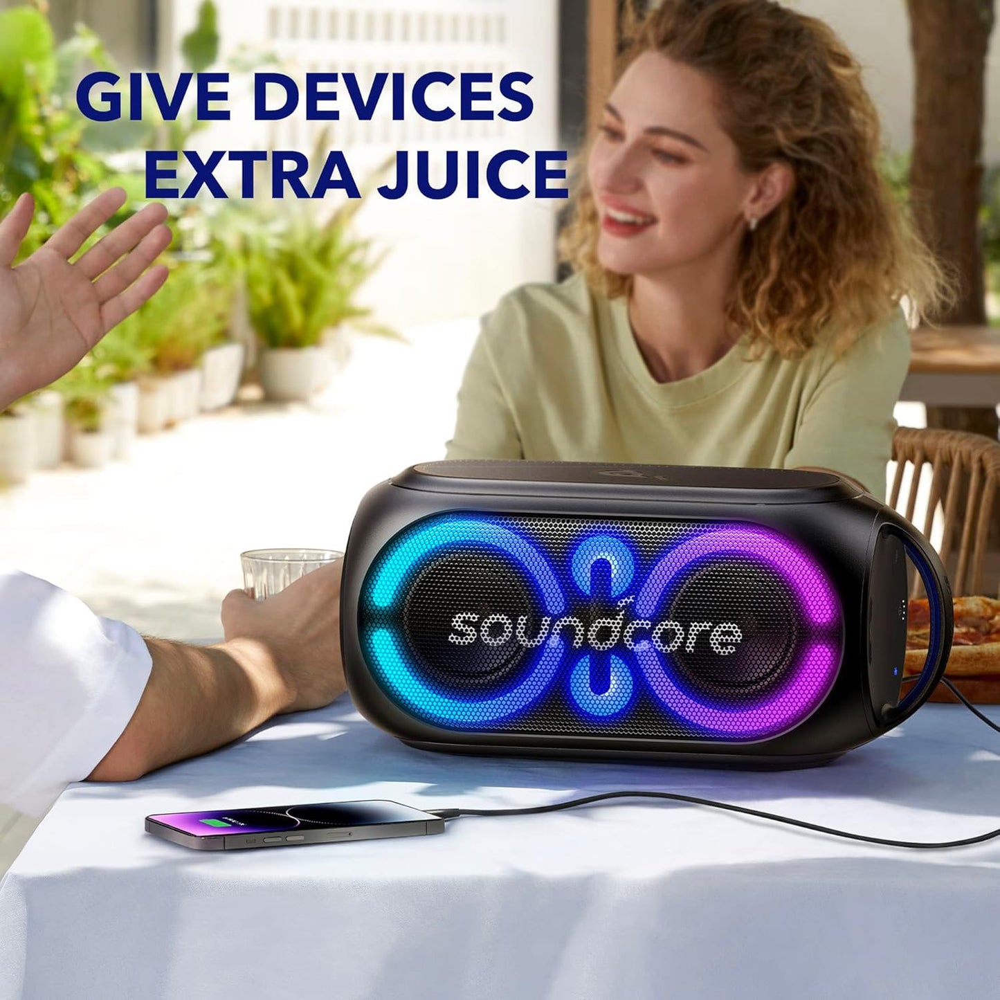 Soundcore by Anker Rave Party 2 Portable Speaker, 120W Stereo Sound,
