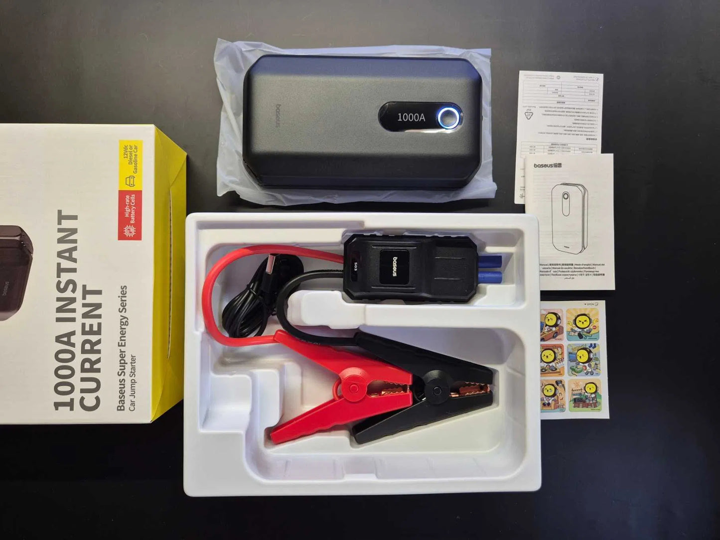 Baseus Super Energy Air series 1000A instant current Car Jump Starter 10000mAh