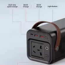 Yoobao EN200W 52800mAh PD65W Quick Charge High Capacity AC 220V 200W Portable Power Station with LED Light