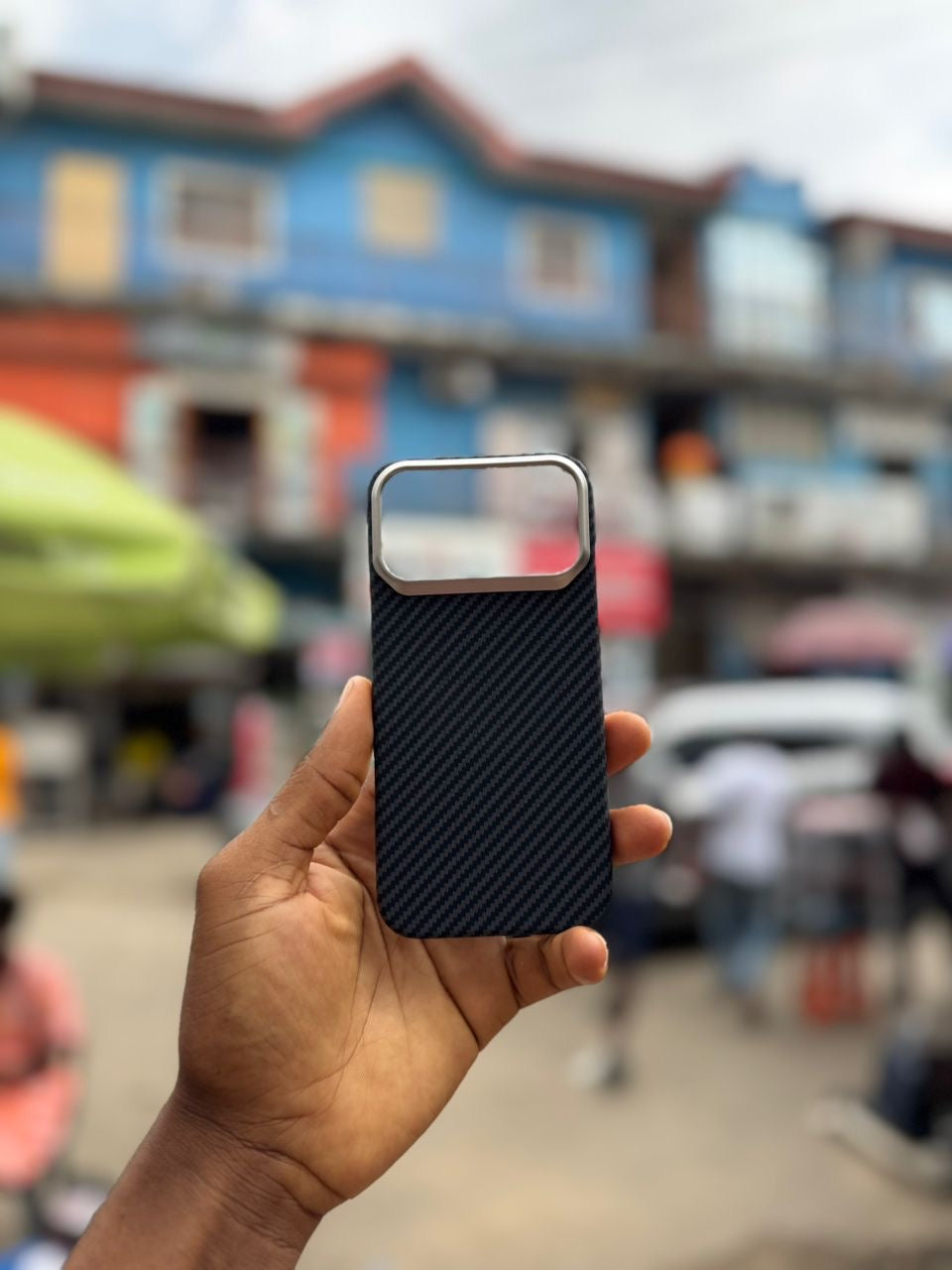 Real Kevlar Aramid Carbon Fiber Ultra thin Protective Case with MagSafe charging base for iPhone 17 pro max , 17 pro , 16 pro max and Samsung galaxy z fold 7