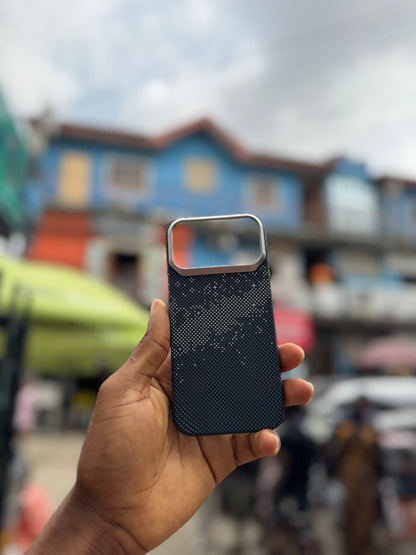 Real Kevlar Aramid Carbon Fiber Ultra thin Protective Case with MagSafe charging base for iPhone 17 pro max , 17 pro , 16 pro max and Samsung galaxy z fold 7