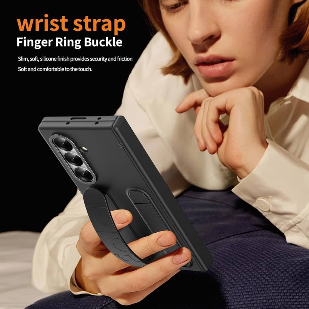 Wristband Holder Hinge Phone Case For Samsung Galaxy Z Fold 7