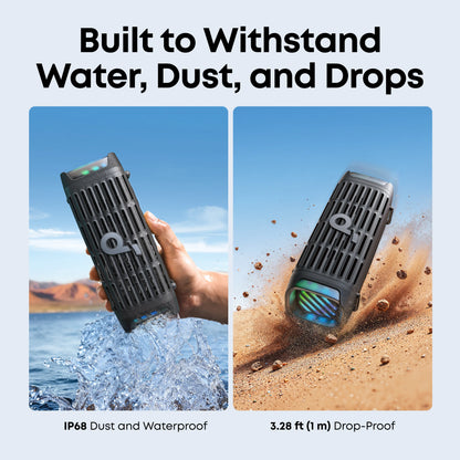 Soundcore by Anker Boom 3i Portable Rugged Outdoor waterproof Speaker