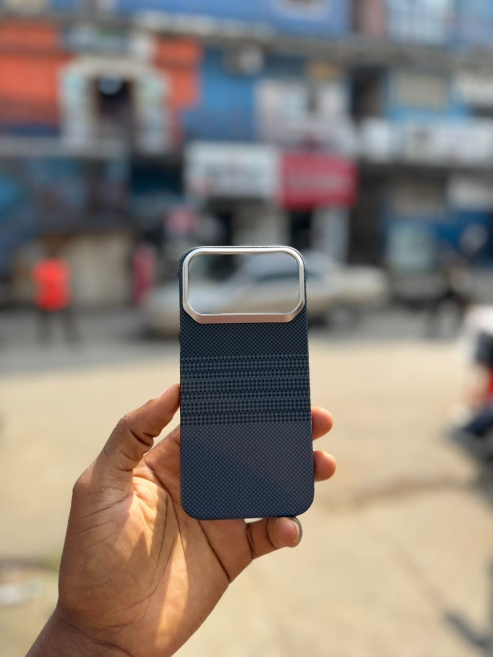 Real Kevlar Aramid Carbon Fiber Ultra thin Protective Case with MagSafe charging base for iPhone 17 pro max , 17 pro , 16 pro max and Samsung galaxy z fold 7