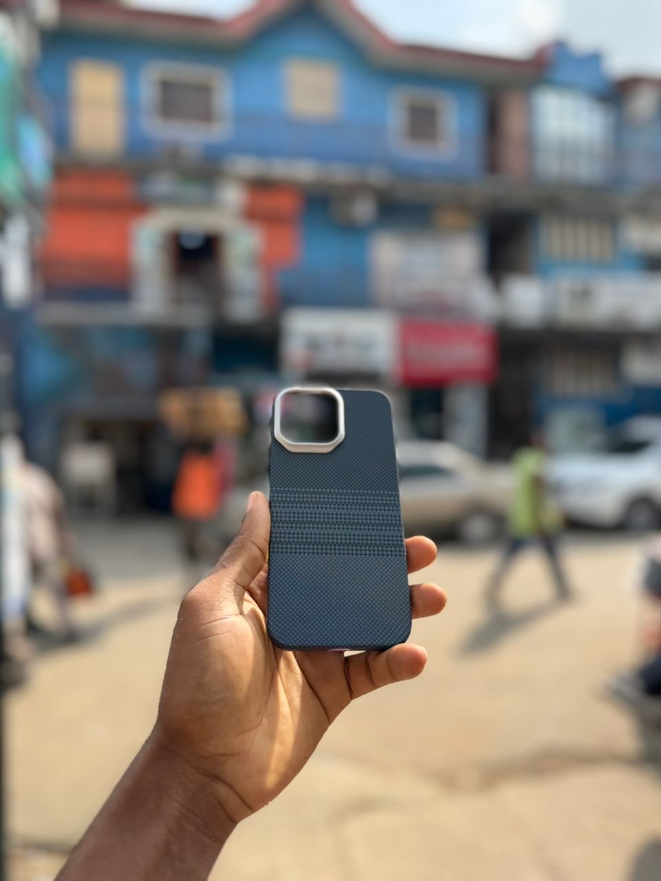 Real Kevlar Aramid Carbon Fiber Ultra thin Protective Case with MagSafe charging base for iPhone 17 pro max , 17 pro , 16 pro max and Samsung galaxy z fold 7