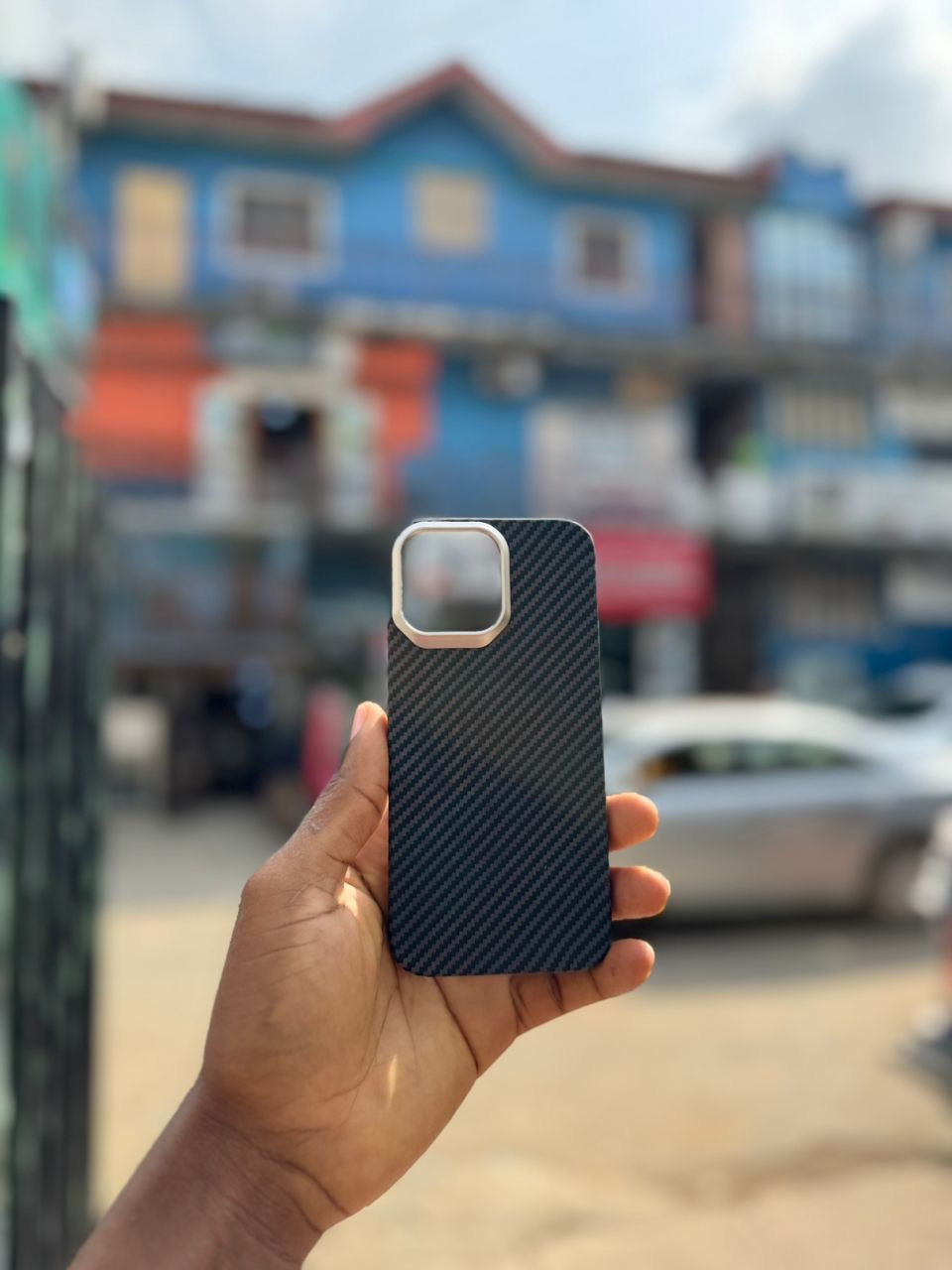 Real Kevlar Aramid Carbon Fiber Ultra thin Protective Case with MagSafe charging base for iPhone 17 pro max , 17 pro , 16 pro max and Samsung galaxy z fold 7