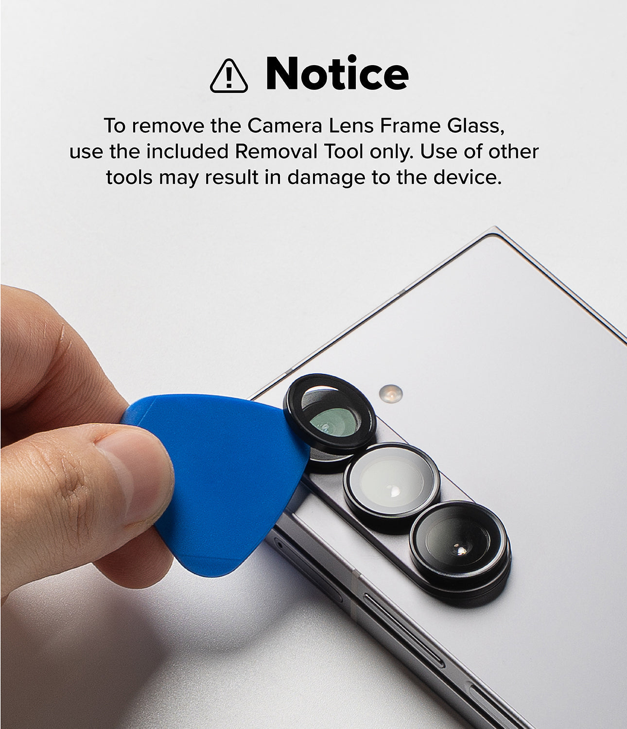 Individual camera lens protector for Samsung galaxy z fold 7