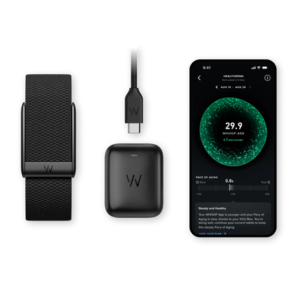 WHOOP Peak – 12-Month Membership – 5.0 Health and Fitness Wearable – 24/7 Activity and Sleep Tracker with Heart Rate