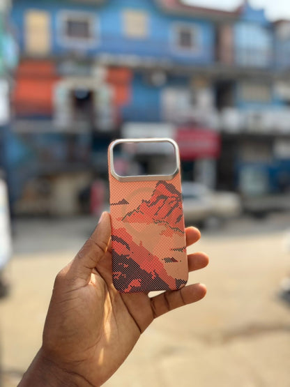 Real Kevlar Aramid Carbon Fiber Ultra thin Protective Case with MagSafe charging base for iPhone 17 pro max , 17 pro , 16 pro max and Samsung galaxy z fold 7