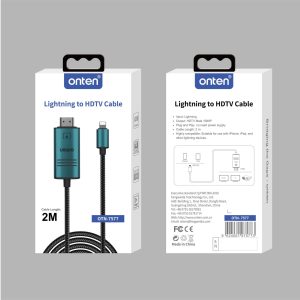 Onten OTN-7577 Lightning to Hdtv Cable 2m