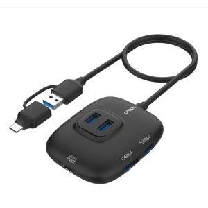 Onten UCA610 5-in-2 4 Ports Hub