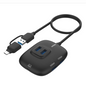 Onten UCA610 5-in-2 4 Ports Hub
