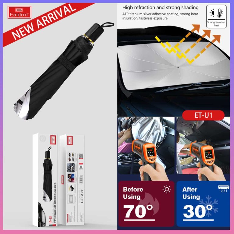 Earldom ET-U1 Windshield Sun Umbrella