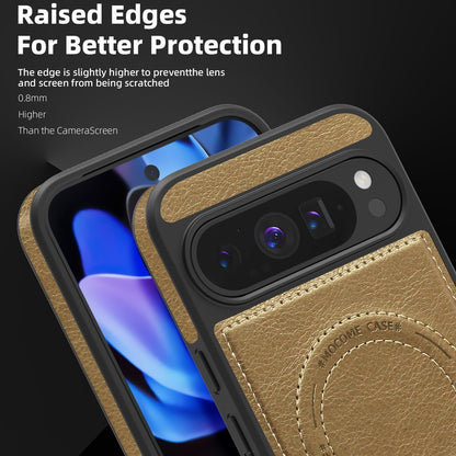 Leather Magnetic Shockproof Stand magsafe Phone Case For Google Pixel 10 / 10 pro