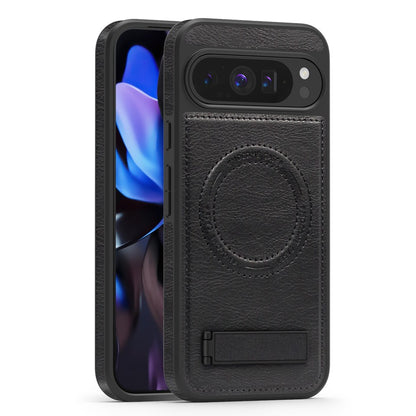 Leather Magnetic Shockproof Stand magsafe Phone Case For Google Pixel 10 / 10 pro