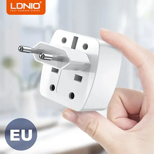LDNIO Z4 Multi Plug Adapter International Power Travel Adaptor Plug for UK US EU Universal Plug