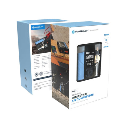 Powerology pp047 8800mAh Jump Start Air Compressor