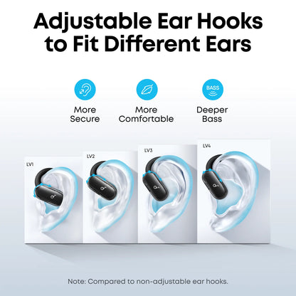 soundcore by Anker V40i Comfortable Fit and Clear Sound open-ear earbuds